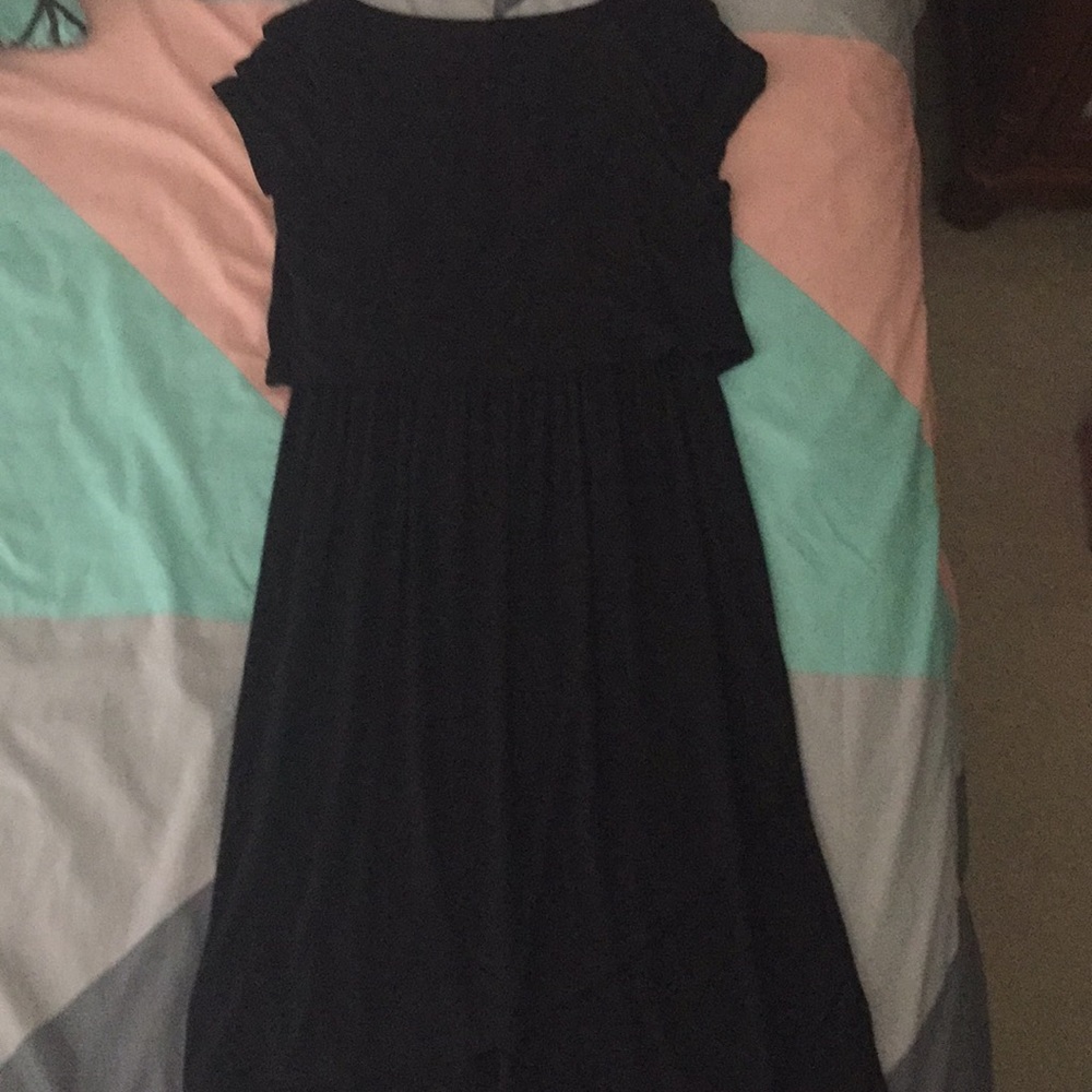 Long Black Gap Dress